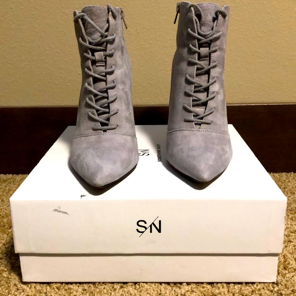 Something Navy Ankle Booties